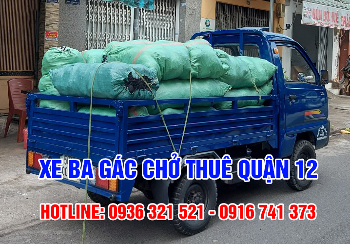 Thuê Xe Ba Gác Chở Hàng Quận 12: Giải Pháp Tối Ưu, Tiết Kiệm