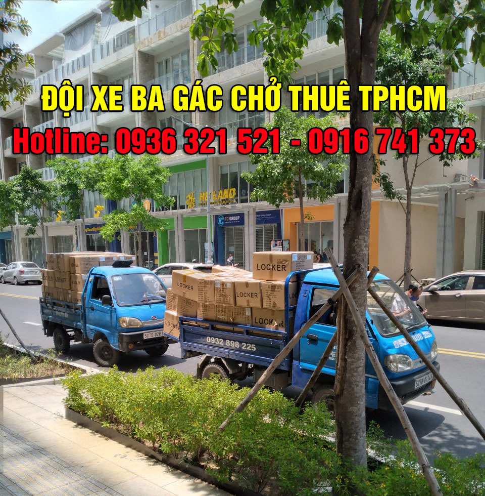  Đội xe ba gác chở thuê giá rẻ uy tín tại Bình Tân